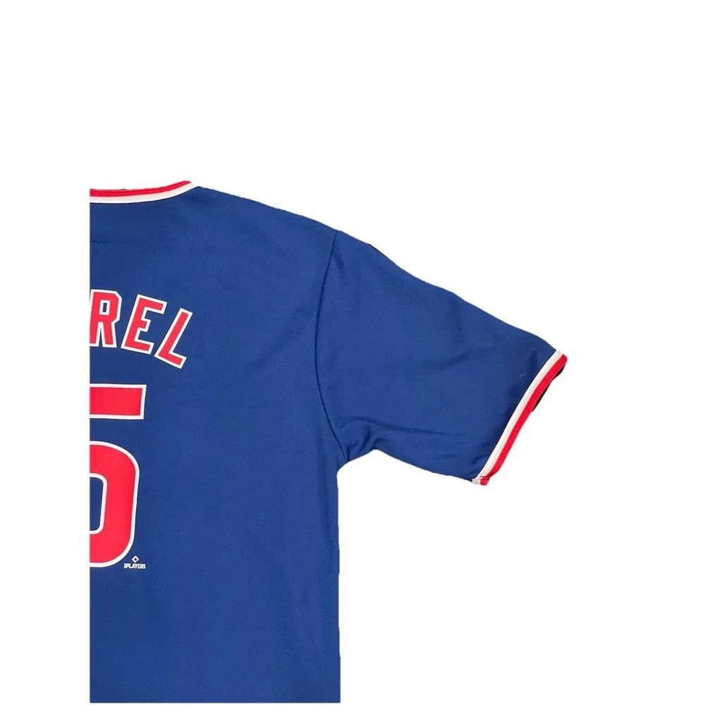 Chicago Cubs Christopher‎ Morel #5 Navy Blue Jersey Youth Large 12/14 MLB
